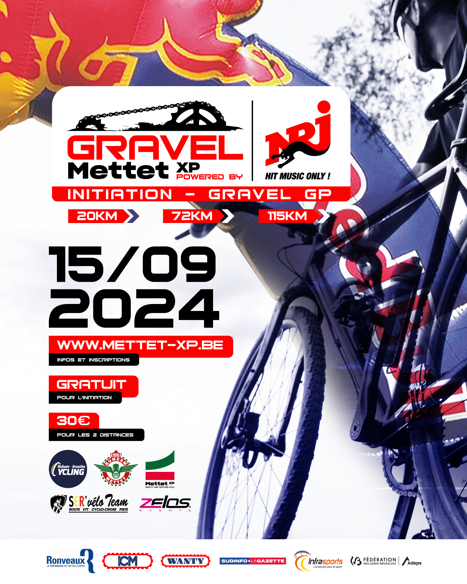 Gravel Mettet XP powered by NRJ